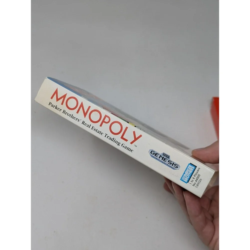 Sega Genesis Monopoly Game‎ Cardboard Box Good Condition VTG 90s